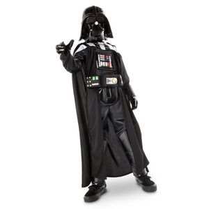 NWT Disney Store Star Wars Darth Vader Costume Boys Sounds 7/8